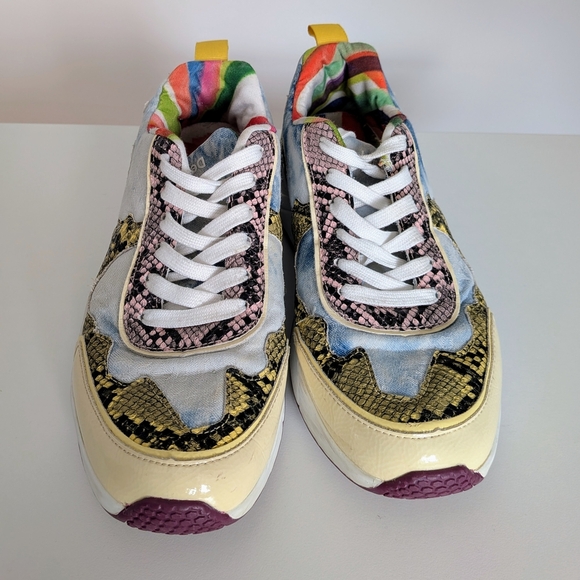 Desigual Hydra Hybrid Sneakers – Women’s 7.5 Colorful Chunky Trainers - Picture 4 of 10